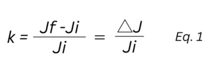 Die Beziehung zwischen der EDA-Aufnahme in Bezug auf die Frequenz als Formel dargestellt