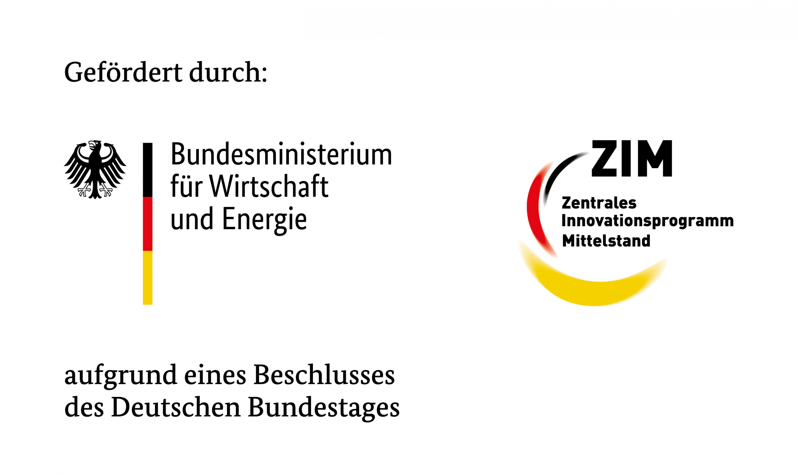 Logo des Bundesministerium für Wirtschaft und Energie und ZIM
